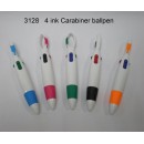 3128   4-Color Ballpen with Carabina